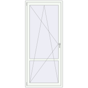 Drzwi balkonowe 950x2200 mm BALCONY DOOR REHAU EURO 70 RAL 9016 Traffic white dwustronny Drzwi balkonowe 950x2200 mm BALCONY DOOR REHAU EURO 70 RAL 9016 Traffic white dwustronny