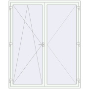 BALCONY DOOR REHAU SYNEGO 1800x2200 mm BALCONY DOOR REHAU SYNEGO 1800x2200 mm