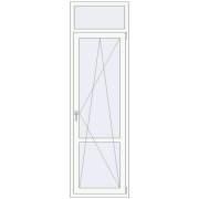 Drzwi balkonowe 710x2350 mm BALCONY DOOR REHAU EURO 70 RAL 9016 Traffic white dwustronny Drzwi balkonowe 710x2350 mm BALCONY DOOR REHAU EURO 70 RAL 9016 Traffic white dwustronny
