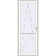 Drzwi balkonowe 830x2140 mm BALCONY DOOR REHAU EURO 70 RAL 9016 Traffic white dwustronny Drzwi balkonowe 830x2140 mm BALCONY DOOR REHAU EURO 70 RAL 9016 Traffic white dwustronny