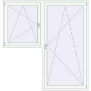 Drzwi balkonowe 2000x2100 mm BALCONY DOOR REHAU SYNEGO RAL 9016 Traffic white dwustronny Drzwi balkonowe 2000x2100 mm BALCONY DOOR REHAU SYNEGO RAL 9016 Traffic white dwustronny