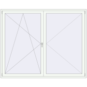 BALCONY DOOR REHAU EURO 70 2300x1850 mm RAL 9016 Traffic white dwustronny BALCONY DOOR REHAU EURO 70 2300x1850 mm RAL 9016 Traffic white dwustronny