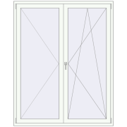 Balcony doors 1600x2000 mm BALCONY DOOR REHAU SYNEGO RAL 9016 Traffic white two-sided Balcony doors 1600x2000 mm BALCONY DOOR REHAU SYNEGO RAL 9016 Traffic white two-sided