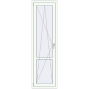 Balcony doors 600x2060 mm BALCONY DOOR REHAU EURO 70 RAL 9016 Traffic white two-sided Balcony doors 600x2060 mm BALCONY DOOR REHAU EURO 70 RAL 9016 Traffic white two-sided