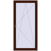 BALCONY DOOR REHAU SYNEGO 1100x2300 mm BLACK_CHERRY two-sided