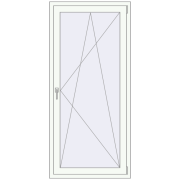 Drzwi balkonowe 900x1900 mm BALCONY DOOR REHAU EURO 70