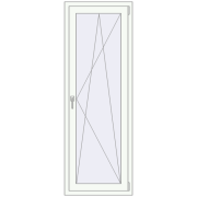Balcony doors 650x1850 mm BALCONY DOOR REHAU EURO 70 RAL 9016 Traffic white two-sided Balcony doors 650x1850 mm BALCONY DOOR REHAU EURO 70 RAL 9016 Traffic white two-sided