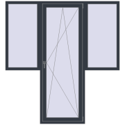 Drzwi balkonowe 1980x2130 mm BALCONY DOOR REHAU SYNEGO ANTHRACITE_GREY_STRUKTURAL dwustronny Drzwi balkonowe 1980x2130 mm BALCONY DOOR REHAU SYNEGO ANTHRACITE_GREY_STRUKTURAL dwustronny