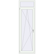 Drzwi balkonowe 700x2300 mm BALCONY DOOR REHAU SYNEGO RAL 9016 Traffic white dwustronny Drzwi balkonowe 700x2300 mm BALCONY DOOR REHAU SYNEGO RAL 9016 Traffic white dwustronny