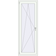 Balcony doors 730x2000 mm BALCONY DOOR REHAU SYNEGO RAL 9016 Traffic white two-sided Balcony doors 730x2000 mm BALCONY DOOR REHAU SYNEGO RAL 9016 Traffic white two-sided