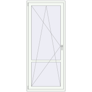 Drzwi balkonowe 900x2100 mm BALCONY DOOR REHAU EURO 70 RAL 9016 Traffic white dwustronny Drzwi balkonowe 900x2100 mm BALCONY DOOR REHAU EURO 70 RAL 9016 Traffic white dwustronny