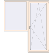 Drzwi balkonowe 1900x2200 mm BALCONY DOOR REHAU EURO 70 CREAME_WHITE_50L-2 dwustronny Drzwi balkonowe 1900x2200 mm BALCONY DOOR REHAU EURO 70 CREAME_WHITE_50L-2 dwustronny