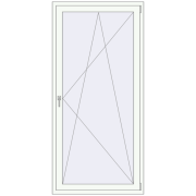 Drzwi balkonowe 950x2100 mm BALCONY DOOR REHAU EURO 70