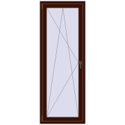 Balcony doors 740x2000 mm BALCONY DOOR REHAU EURO 70 BLACK_CHERRY two-sided Balcony doors 740x2000 mm BALCONY DOOR REHAU EURO 70 BLACK_CHERRY two-sided
