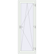 Drzwi balkonowe 700x2100 mm BALCONY DOOR REHAU EURO 60