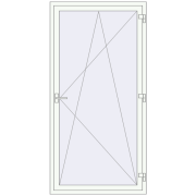 BALCONY DOOR REHAU GENEO 1100x2100 mm BALCONY DOOR REHAU GENEO 1100x2100 mm
