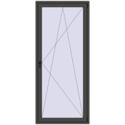 Drzwi balkonowe 1000x2250 mm BALCONY DOOR REHAU EURO 70 BASALT_GREY dwustronny Drzwi balkonowe 1000x2250 mm BALCONY DOOR REHAU EURO 70 BASALT_GREY dwustronny