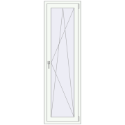 BALCONY DOOR REHAU EURO 70 600x2000 mm GOLDEN OAK zewnętrzny