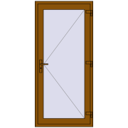 DOOR OPTIMUM REHAU BRILLANT 900x2000 mm GOLDEN OAK two-sided DOOR OPTIMUM REHAU BRILLANT 900x2000 mm GOLDEN OAK two-sided