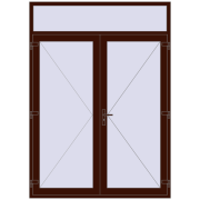 Drzwi zewnętrzne 1800x2500 mm DOOR KORSA OPTIMUM REHAU BRILLANT BLACK_CHERRY dwustronny Drzwi zewnętrzne 1800x2500 mm DOOR KORSA OPTIMUM REHAU BRILLANT BLACK_CHERRY dwustronny