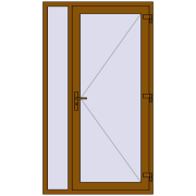 Entrance doors 1200x2100 mm DOOR OPTIMUM REHAU BRILLANT GOLDEN OAK two-sided Entrance doors 1200x2100 mm DOOR OPTIMUM REHAU BRILLANT GOLDEN OAK two-sided