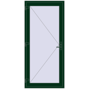 Drzwi zewnętrzne 1000x2150 mm DOOR KORSA OPTIMUM REHAU BRILLANT MOSS_GREEN dwustronny Drzwi zewnętrzne 1000x2150 mm DOOR KORSA OPTIMUM REHAU BRILLANT MOSS_GREEN dwustronny