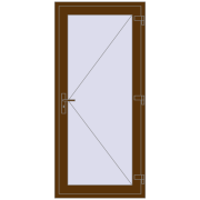 DOOR OPTIMUM REHAU BRILLANT 900x2010 mm WALNUT two-sided DOOR OPTIMUM REHAU BRILLANT 900x2010 mm WALNUT two-sided