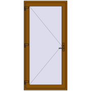 Entrance doors 1050x2170 mm DOOR KORSA OPTIMUM REHAU BRILLANT GOLDEN OAK two-sided Entrance doors 1050x2170 mm DOOR KORSA OPTIMUM REHAU BRILLANT GOLDEN OAK two-sided