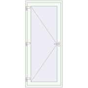 Drzwi zewnętrzne 900x2100 mm DOOR KORSA ENERGY-SAVING REHAU SYNEGO