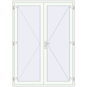 Drzwi zewnętrzne 1630x2250 mm DOOR KORSA ENERGY-SAVING REHAU SYNEGO