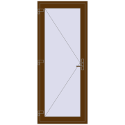 DOOR OPTIMUM REHAU BRILLANT 900x2200 mm WALNUT two-sided DOOR OPTIMUM REHAU BRILLANT 900x2200 mm WALNUT two-sided