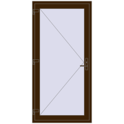 Entrance doors 1025x2100 mm DOOR KORSA OPTIMUM REHAU BRILLANT DARK_OAK two-sided Entrance doors 1025x2100 mm DOOR KORSA OPTIMUM REHAU BRILLANT DARK_OAK two-sided