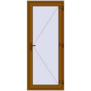 Entrance doors 900x2200 mm DOOR KORSA ENERGY-SAVING REHAU SYNEGO GOLDEN OAK two-sided Entrance doors 900x2200 mm DOOR KORSA ENERGY-SAVING REHAU SYNEGO GOLDEN OAK two-sided