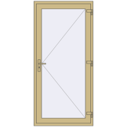 DOOR ALU STANDARD 72 1000x2100 mm RAL 1000 Green beige two-sided DOOR ALU STANDARD 72 1000x2100 mm RAL 1000 Green beige two-sided