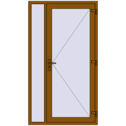Drzwi zewnętrzne 1200x2150 mm DOOR KORSA OPTIMUM REHAU BRILLANT GOLDEN OAK dwustronny Drzwi zewnętrzne 1200x2150 mm DOOR KORSA OPTIMUM REHAU BRILLANT GOLDEN OAK dwustronny
