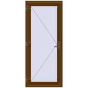 Entrance doors 900x2100 mm DOOR KORSA OPTIMUM REHAU BRILLANT WALNUT two-sided Entrance doors 900x2100 mm DOOR KORSA OPTIMUM REHAU BRILLANT WALNUT two-sided