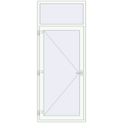 DOOR KORSA ENERGY-SAVING REHAU SYNEGO 1000x2500 mm ANTHRACITE_GREY_STRUKTURAL zewnętrzny DOOR KORSA ENERGY-SAVING REHAU SYNEGO 1000x2500 mm ANTHRACITE_GREY_STRUKTURAL zewnętrzny