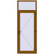 Drzwi zewnętrzne 950x2600 mm DOOR KORSA OPTIMUM REHAU BRILLANT