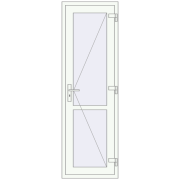 Internal doors 650x2000 mm REHAU BASE 60 (Z74) RAL 9016 Traffic white two-sided Internal doors 650x2000 mm REHAU BASE 60 (Z74) RAL 9016 Traffic white two-sided