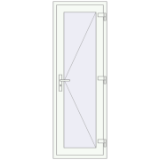 Drzwi wewnętrzne 650x1900 mm REHAU BASE 60 (Z74) RAL 9016 Traffic white dwustronny Drzwi wewnętrzne 650x1900 mm REHAU BASE 60 (Z74) RAL 9016 Traffic white dwustronny