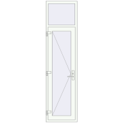 Drzwi wewnętrzne 650x2500 mm REHAU BASE 60 (Z74) RAL 9016 Traffic white dwustronny Drzwi wewnętrzne 650x2500 mm REHAU BASE 60 (Z74) RAL 9016 Traffic white dwustronny