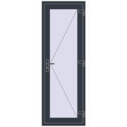 Internal doors 650x1950 mm REHAU BASE 60 TERRACE (Т94) ANTHRACITE_GREY_STRUKTURAL two-sided Internal doors 650x1950 mm REHAU BASE 60 TERRACE (Т94) ANTHRACITE_GREY_STRUKTURAL two-sided