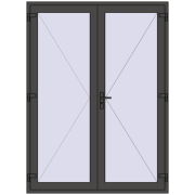 REHAU OPTIMUM 70 (Z74) 1700x2300 mm BASALT_GREY two-sided