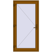 Internal doors 980x2000 mm REHAU BASE 60 (Z74) GOLDEN OAK two-sided Internal doors 980x2000 mm REHAU BASE 60 (Z74) GOLDEN OAK two-sided