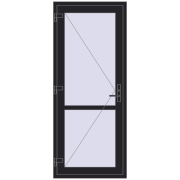 Internal doors 850x2050 mm REHAU BASE 60 (Z74) BLACK_ULTI-MATT two-sided Internal doors 850x2050 mm REHAU BASE 60 (Z74) BLACK_ULTI-MATT two-sided