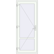 Drzwi wewnętrzne 840x2080 mm REHAU BASE 60 (Z74) RAL 9016 Traffic white dwustronny Drzwi wewnętrzne 840x2080 mm REHAU BASE 60 (Z74) RAL 9016 Traffic white dwustronny