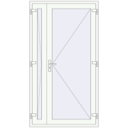 REHAU BASE 60 (Z74) 1220x2200 mm RAL 9016 Traffic white two-sided