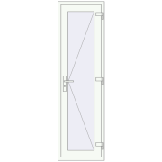 Drzwi wewnętrzne 600x2050 mm REHAU BASE 60 TERRACE (Т94) RAL 9016 Traffic white dwustronny Drzwi wewnętrzne 600x2050 mm REHAU BASE 60 TERRACE (Т94) RAL 9016 Traffic white dwustronny