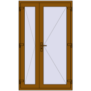 Internal doors 1210x2015 mm REHAU BASE 60 (Z74) GOLDEN OAK two-sided Internal doors 1210x2015 mm REHAU BASE 60 (Z74) GOLDEN OAK two-sided