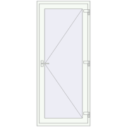 Internal doors 900x2100 mm REHAU BASE 60 TERRACE (Т94)